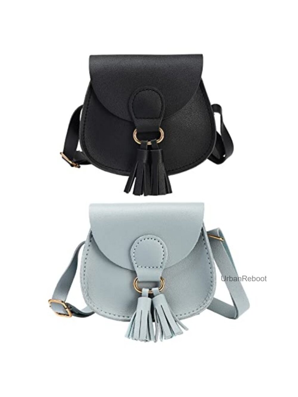 Girls Crossbody Purse Set Faux Leather Mini Shoulder Bag Adjustable Strap